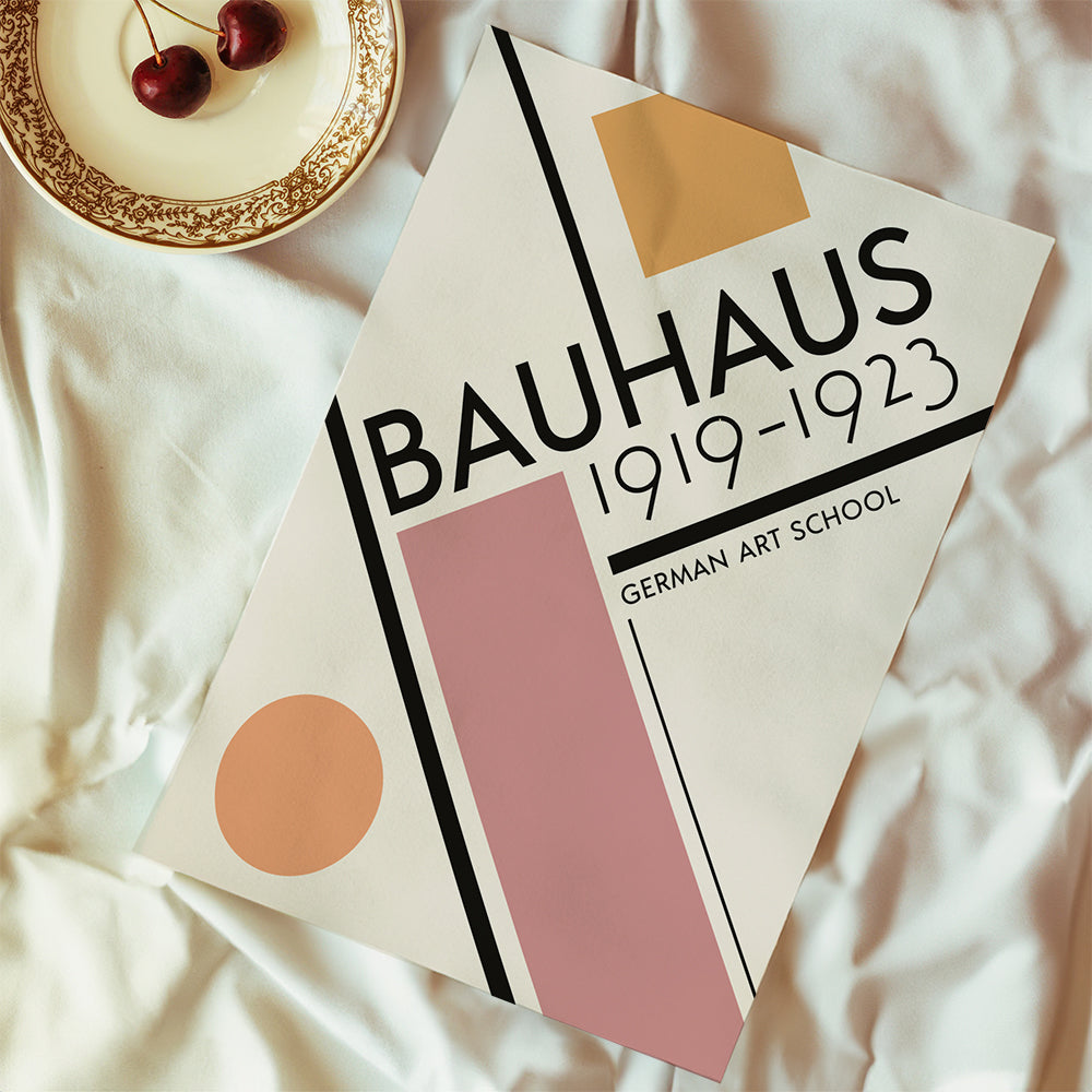 Lisslune | COLORFUL BAUHAUS NO.3 Poster