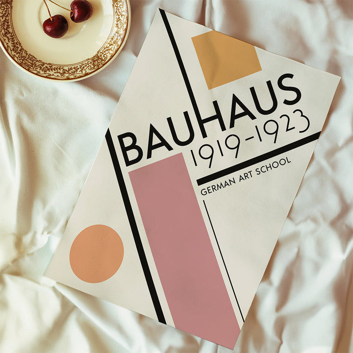 Lisslune | COLORFUL BAUHAUS NO.3 Poster