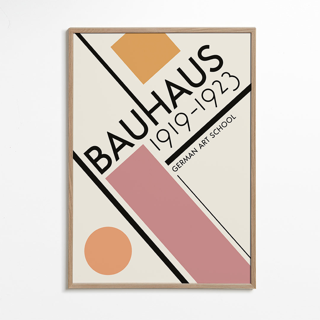 Lisslune | COLORFUL BAUHAUS NO.3 Poster