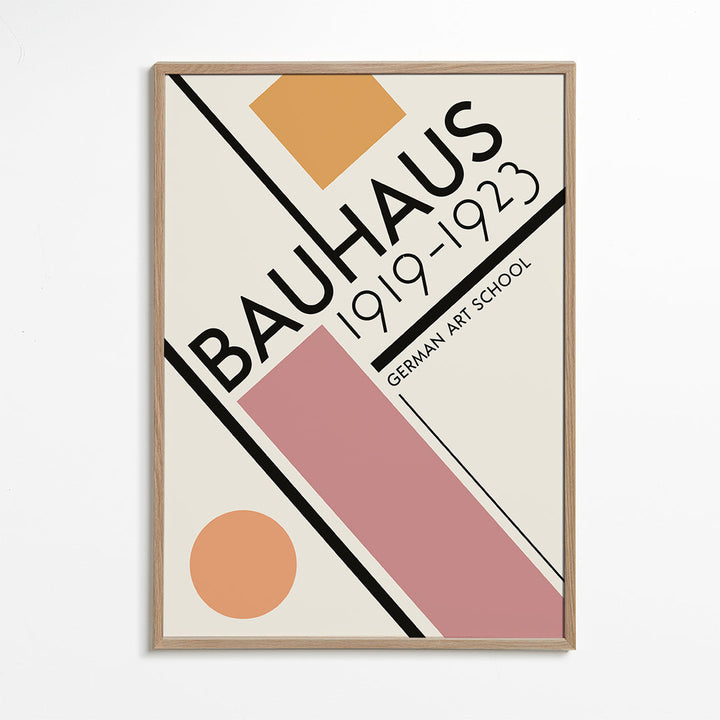 Lisslune | COLORFUL BAUHAUS NO.3 Poster