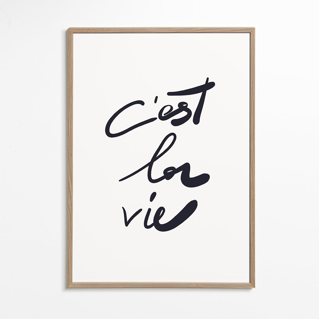 Lisslune | c'est la vie poster