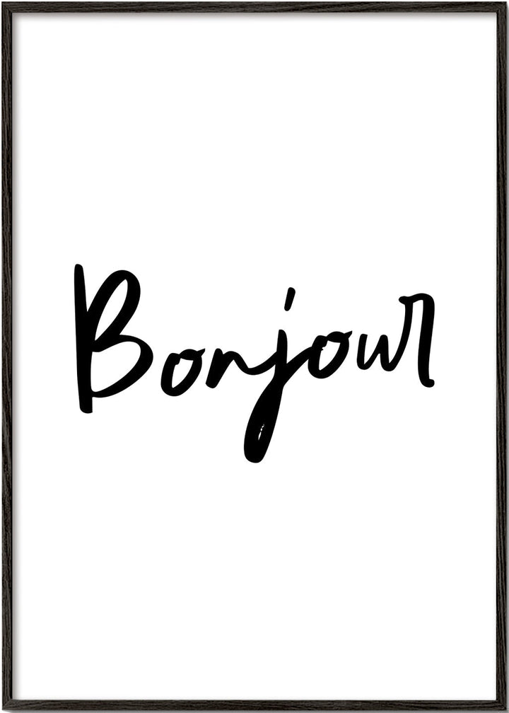 Lisslune | Bonjour Poster