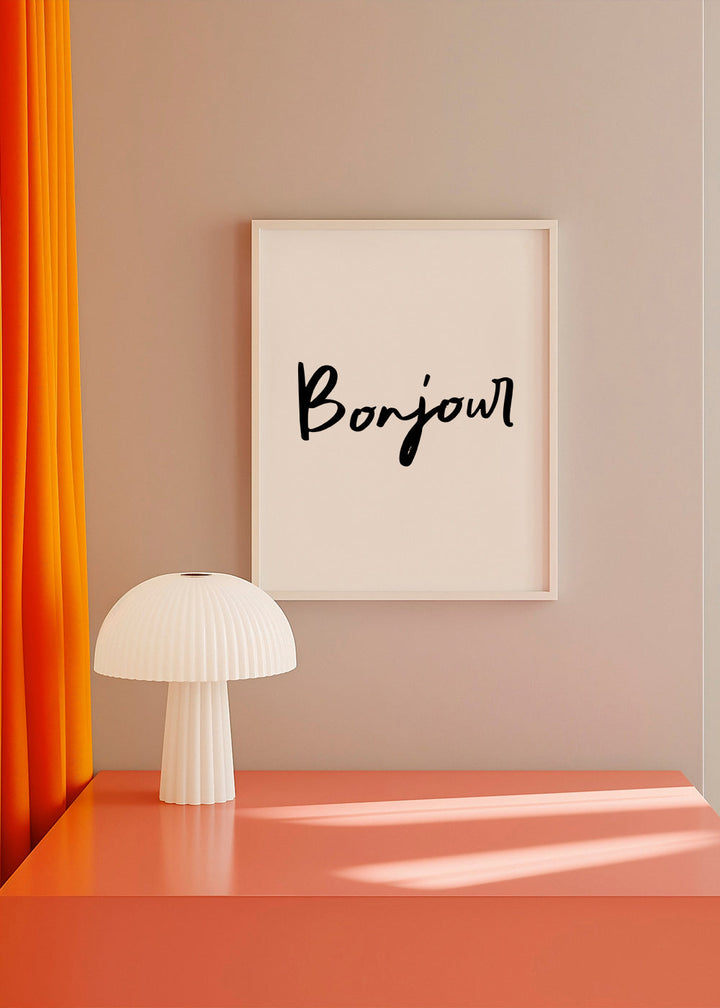 Lisslune | Bonjour Poster