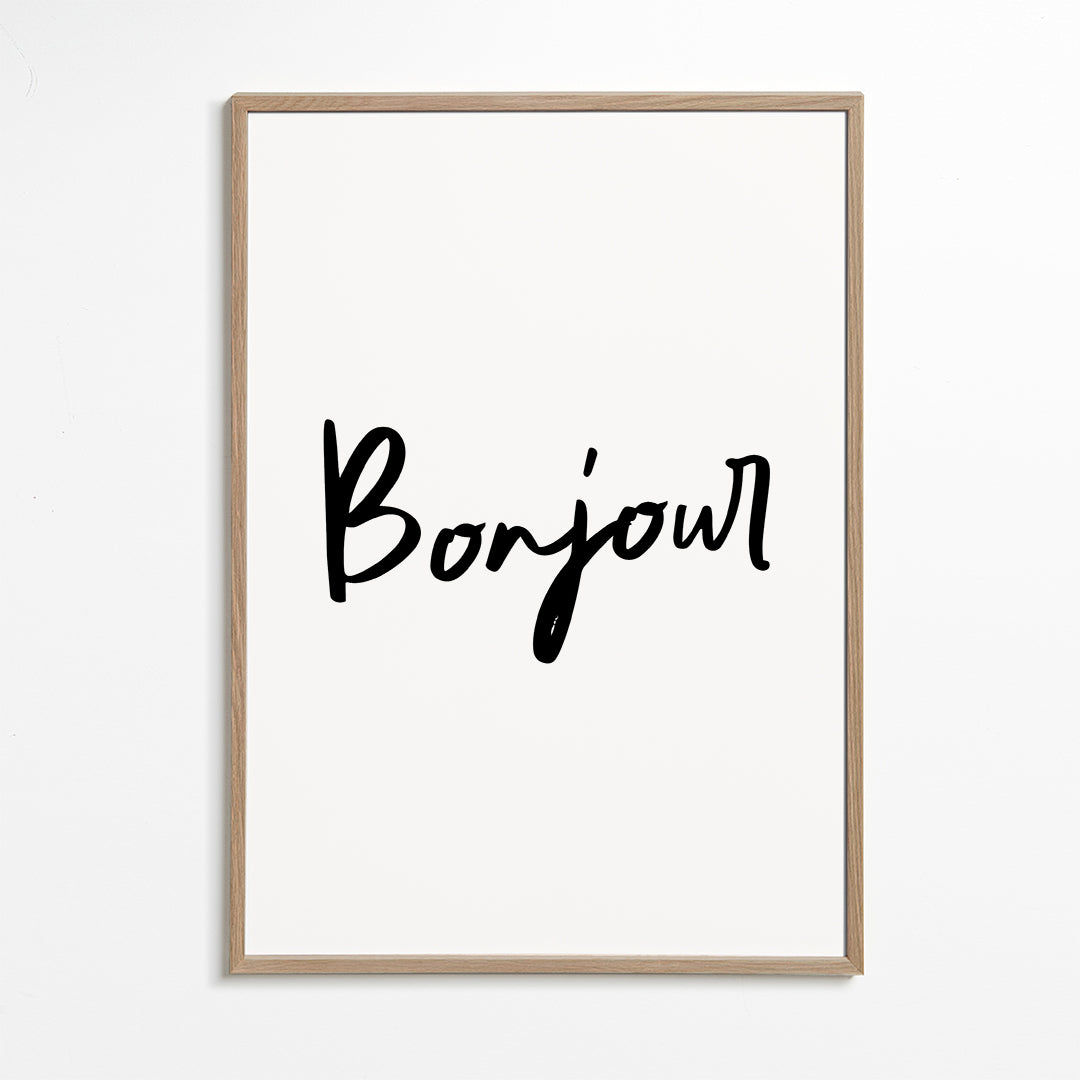 Lisslune | Bonjour Poster