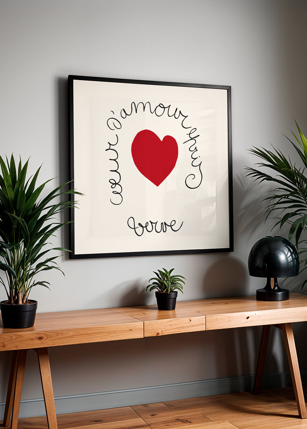 Lisslune | Henri Matisse "Heart of Love Enamored - Verve" Love print - Square
