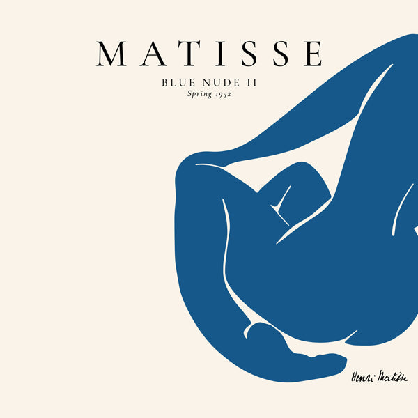 Lisslune | Henri Matisse Blue Act II, Spring 1952 - Square