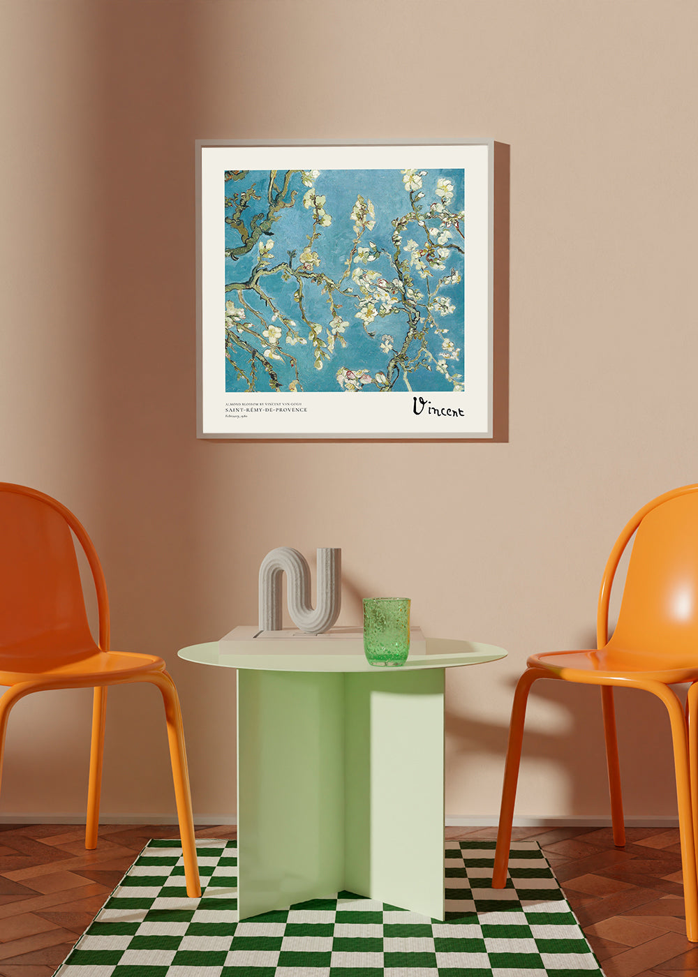 Lisslune | Almond Blossom by Vincent van Gogh - Square