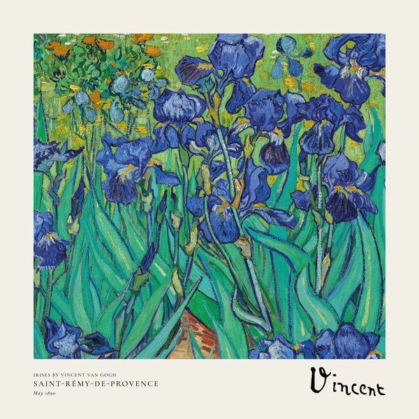 Lisslune | Irises by Vincent van Gogh - Square