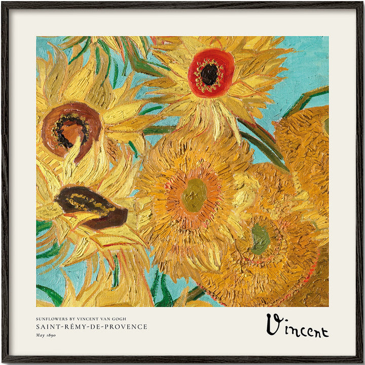 Lisslune | Sunflowers by Vincent van Gogh -Square