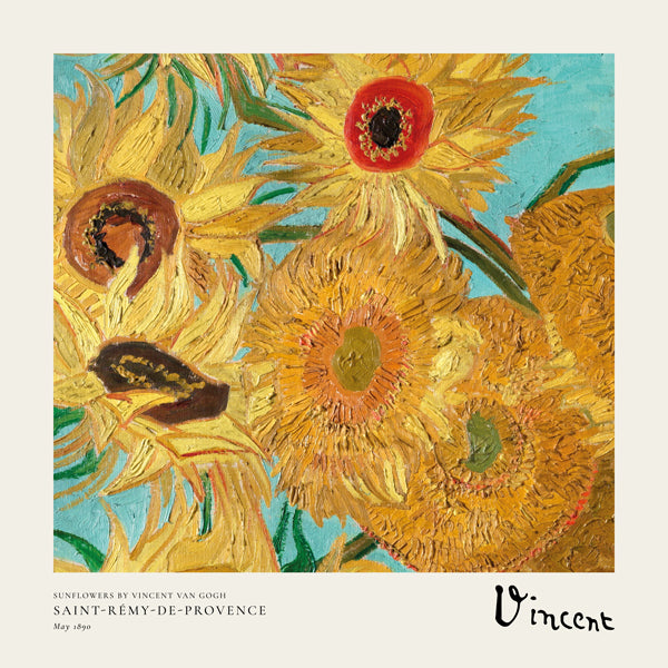 Lisslune | Sunflowers by Vincent van Gogh -Square