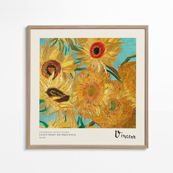 Lisslune | Sunflowers by Vincent van Gogh -Square