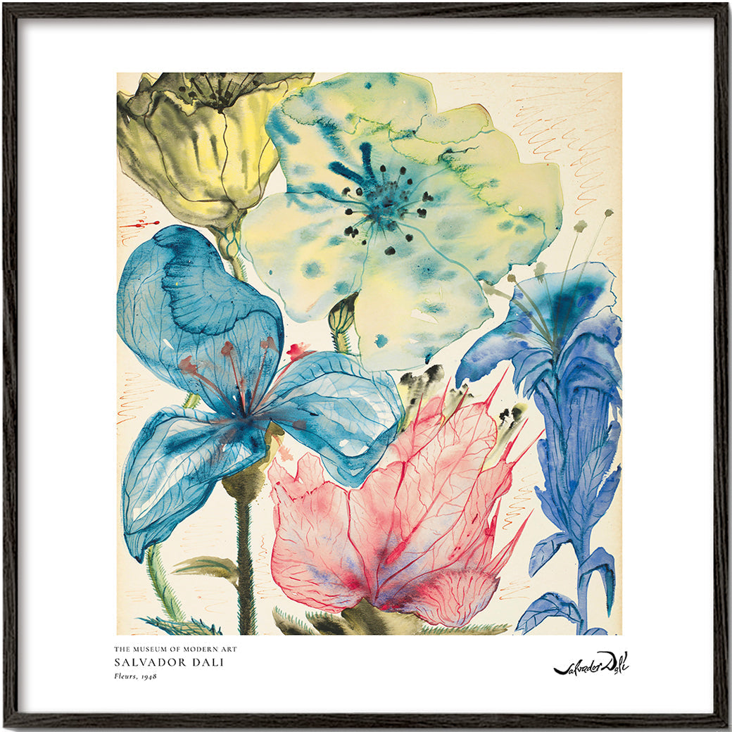Lisslune | Salvador Dali Flowers I - Kvadra