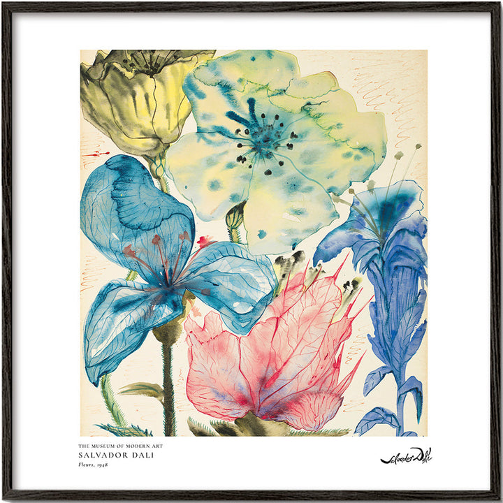 Lisslune | Salvador Dali Flowers I - Kvadra