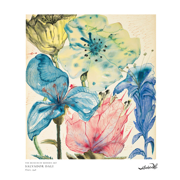 Lisslune | Salvador Dali Flowers I - Kvadra
