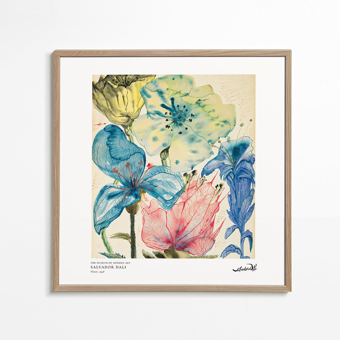 Lisslune | Salvador Dali Flowers I - Kvadra