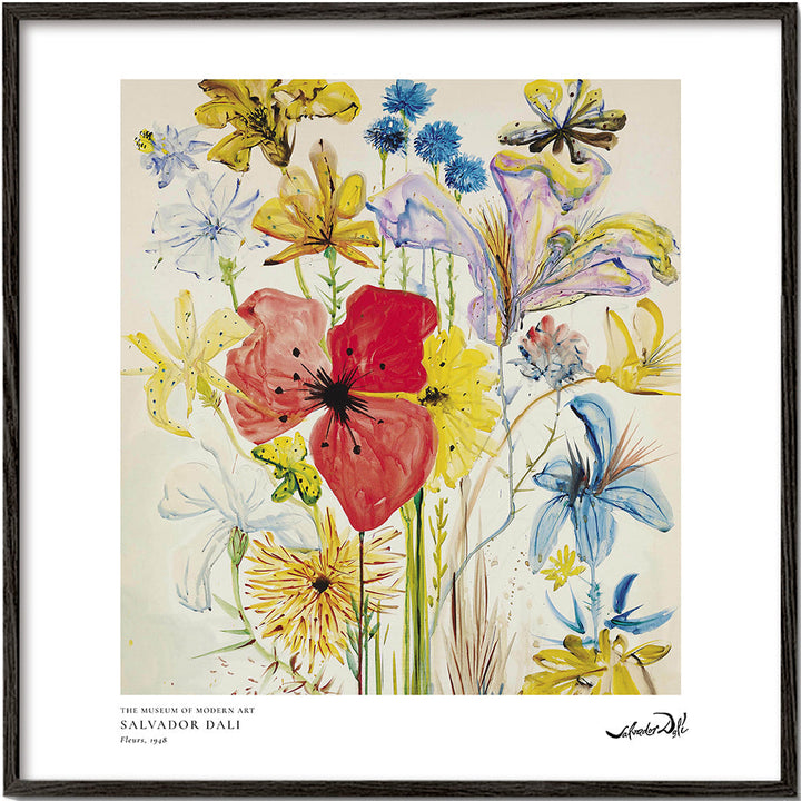 Lisslune | Salvador Dali Flowers II - Square
