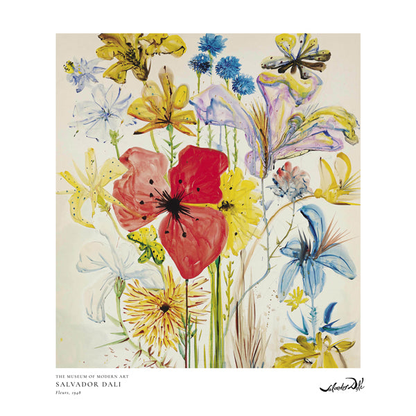 Lisslune | Salvador Dali Flowers II - Square