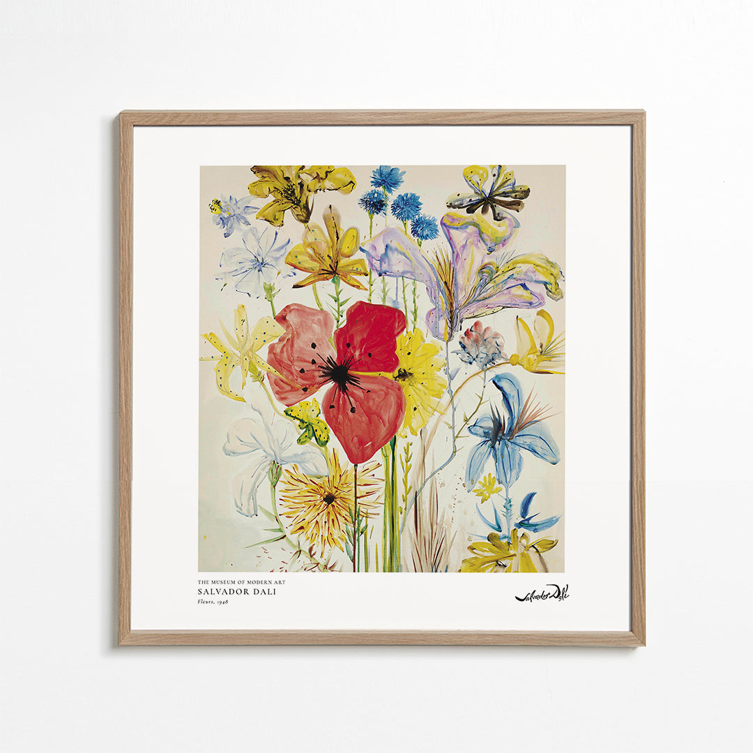 Lisslune | Salvador Dali Flowers II - Square