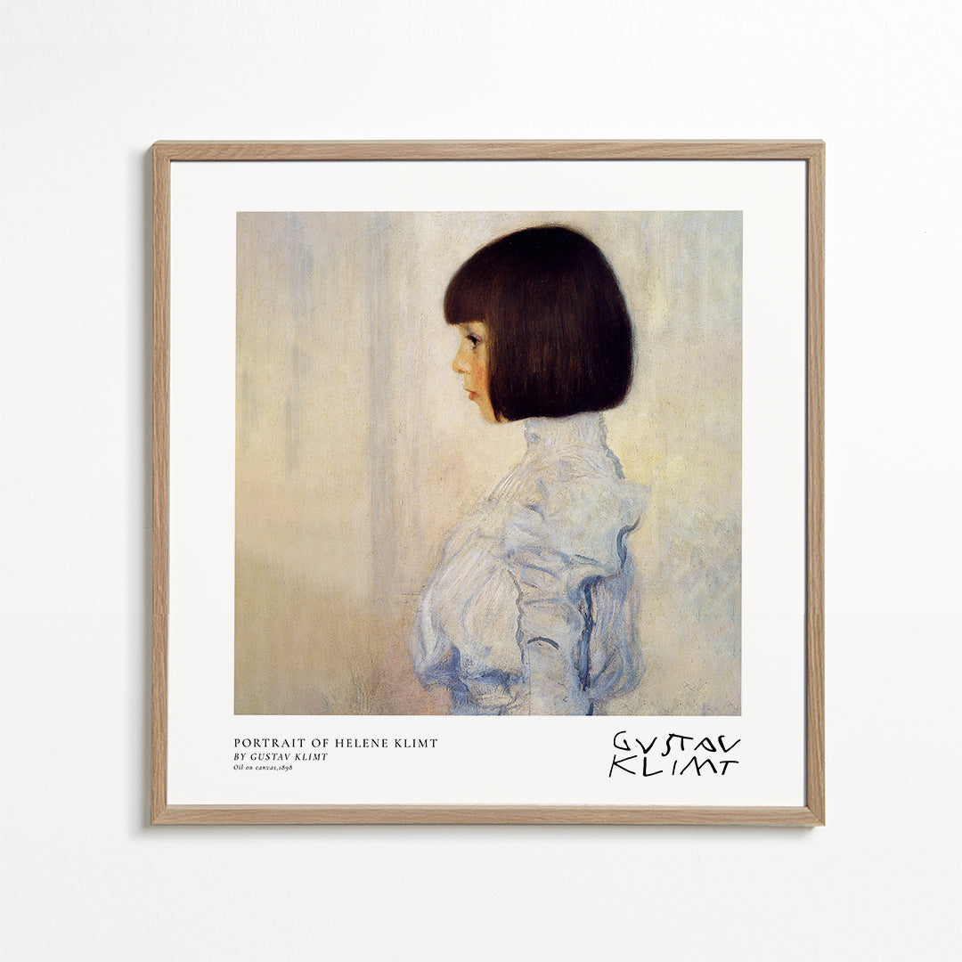 Lisslune | Portrait of Helene Klimt by Gustav Klimt - Square