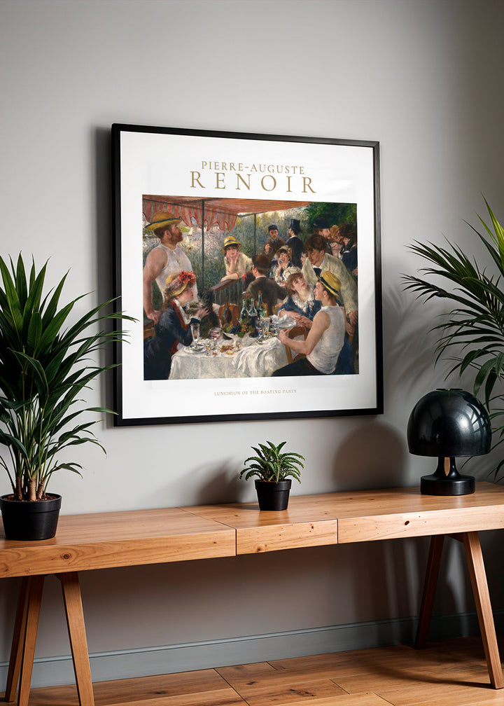 Lisslune | Lunch of the Boat Party by Pierre-Auguste Renoir - Square