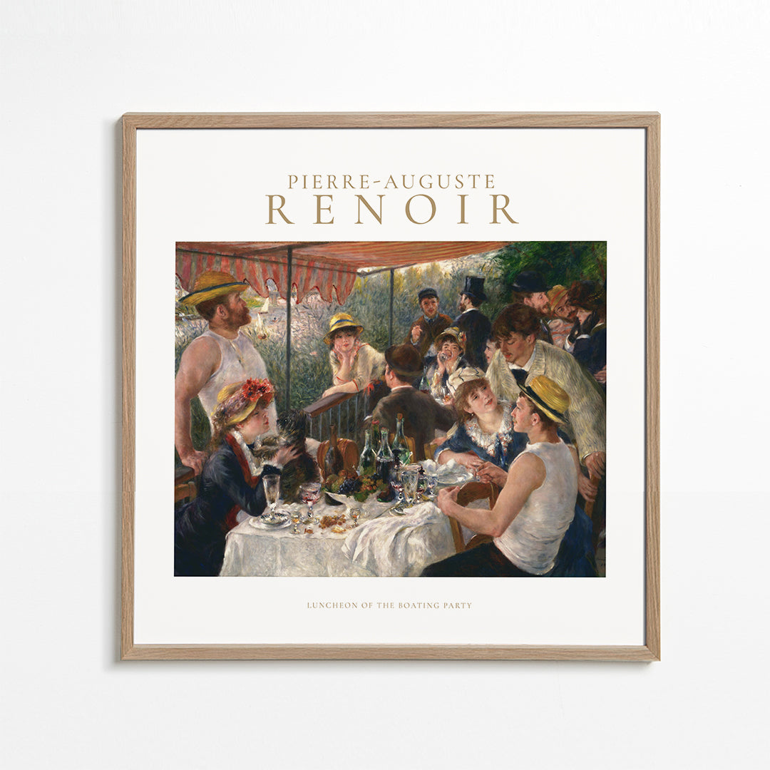 Lisslune | Lunch of the Boat Party by Pierre-Auguste Renoir - Square