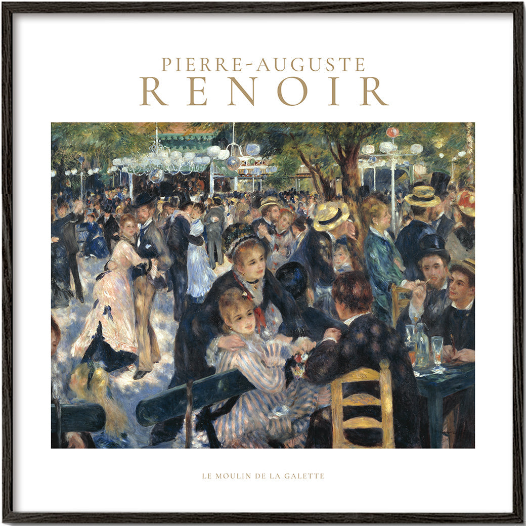 Lisslune | Le Moulin de la Galette by Pierre-Auguste Renoir - Square
