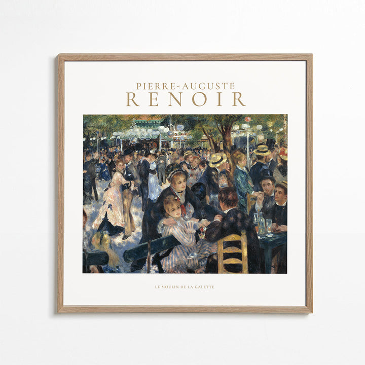Lisslune | Le Moulin de la Galette by Pierre-Auguste Renoir - Square