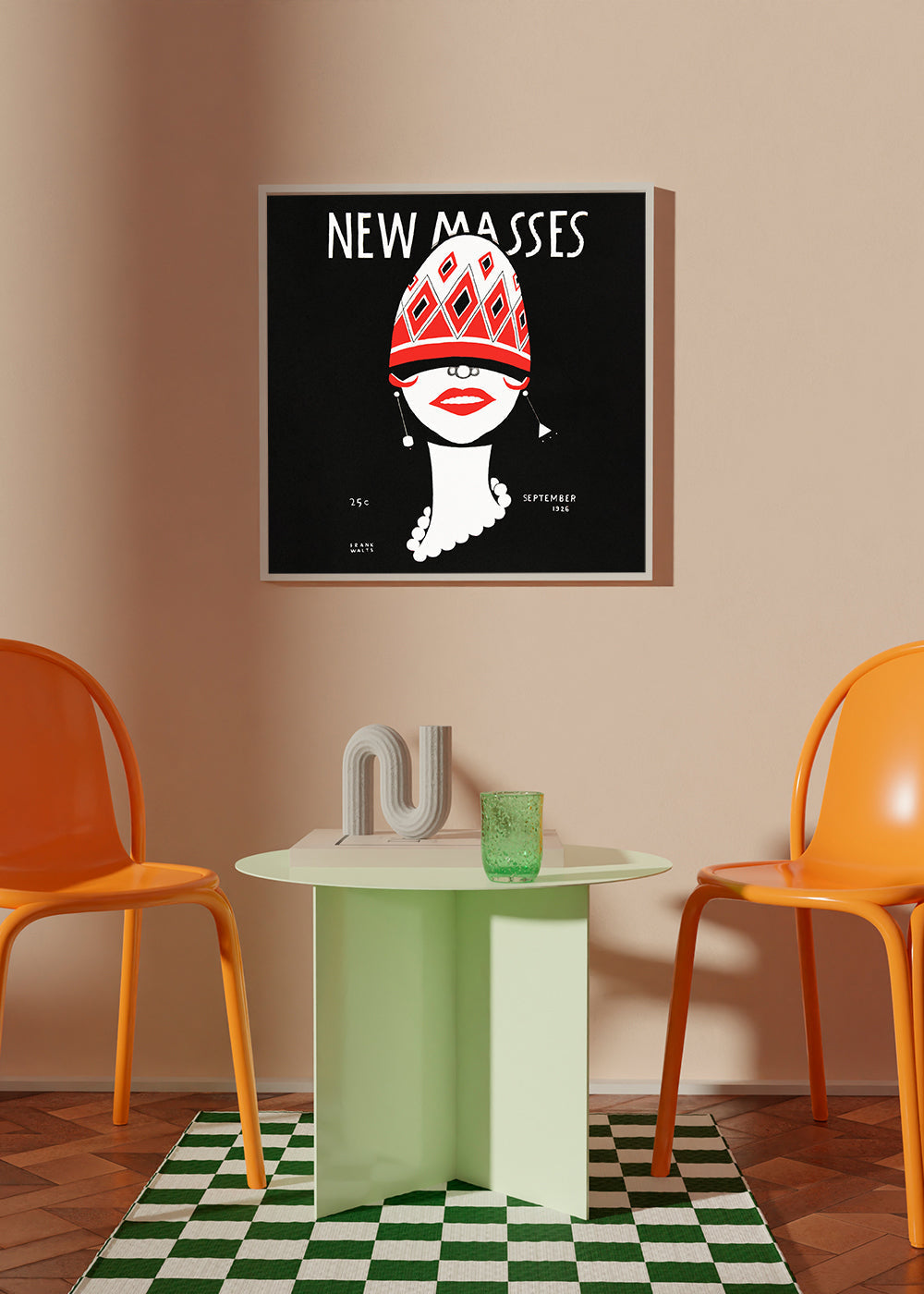 Lisslune | New Goal Vintage Poster by Frank Walts - Square
