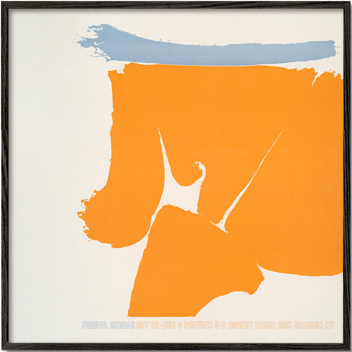 Lisslune | Friedel Dzubas (1960) Vintage poster from Robert Elkon Gallery - Square