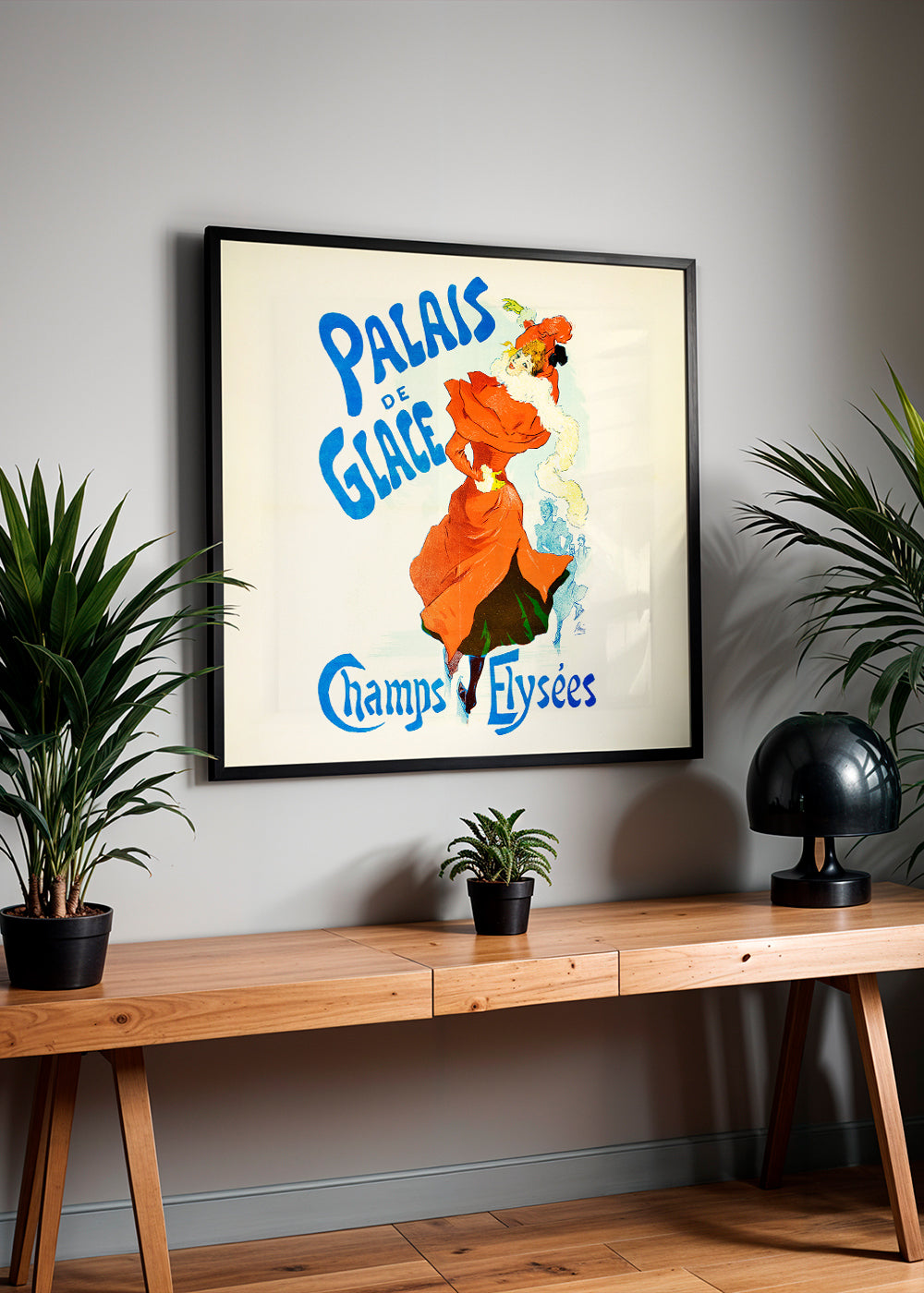 Lisslune | Vintage poster for the ice rink Palais de Glace, Champs-Elysees, Paris - Square