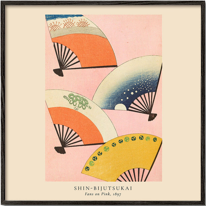Lisslune | Shin-Bijutsukai - Fans in pink - Square