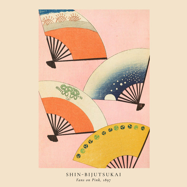 Lisslune | Shin-Bijutsukai - Fans in pink - Square