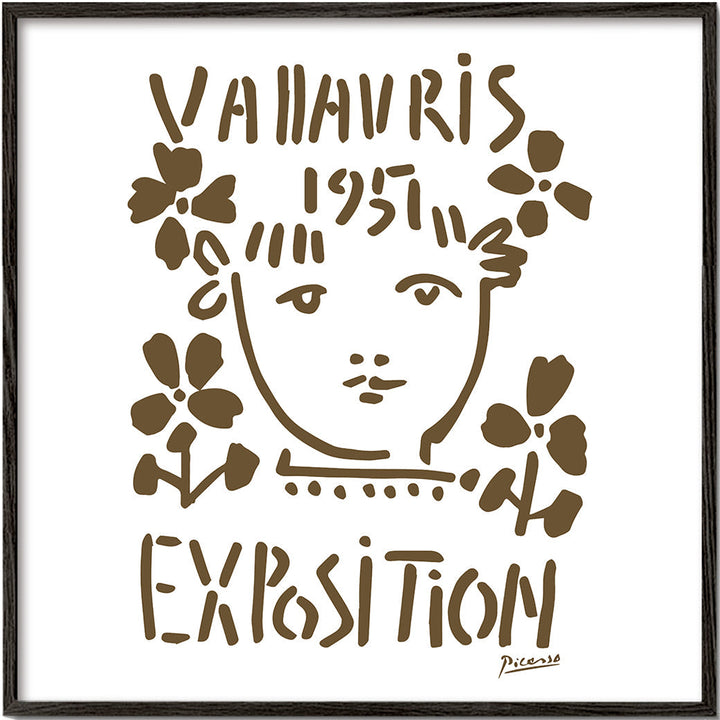 Lisslune | PIcasso Vallauris 1951 Exhibition Poster - Square