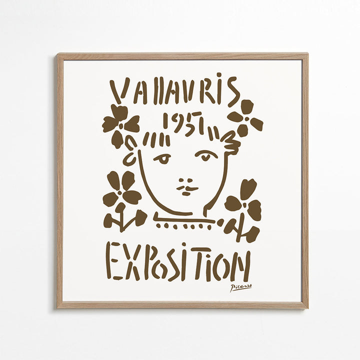 Lisslune | PIcasso Vallauris 1951 Exhibition Poster - Square