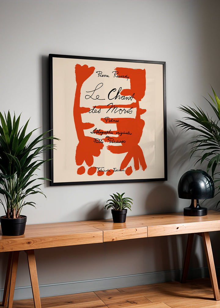 Lisslune | Picasso Sang of the Dead Gallery Exhibition Poster - Square