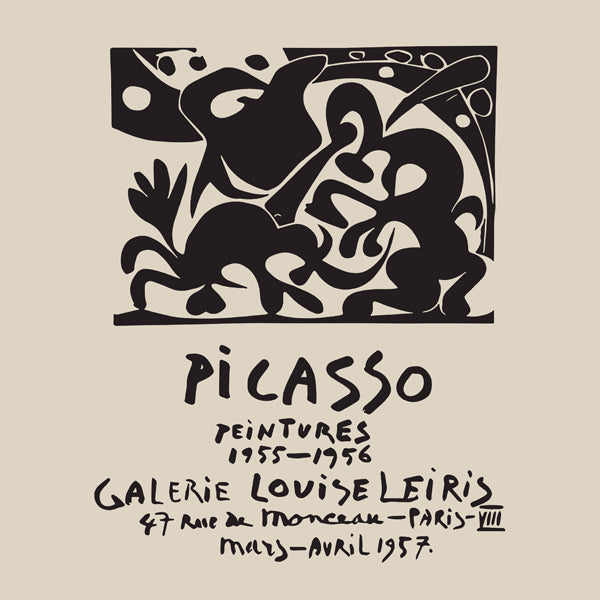 Lisslune | PABLO PICASSO Gallery Louise Leiris Print Poster - Square