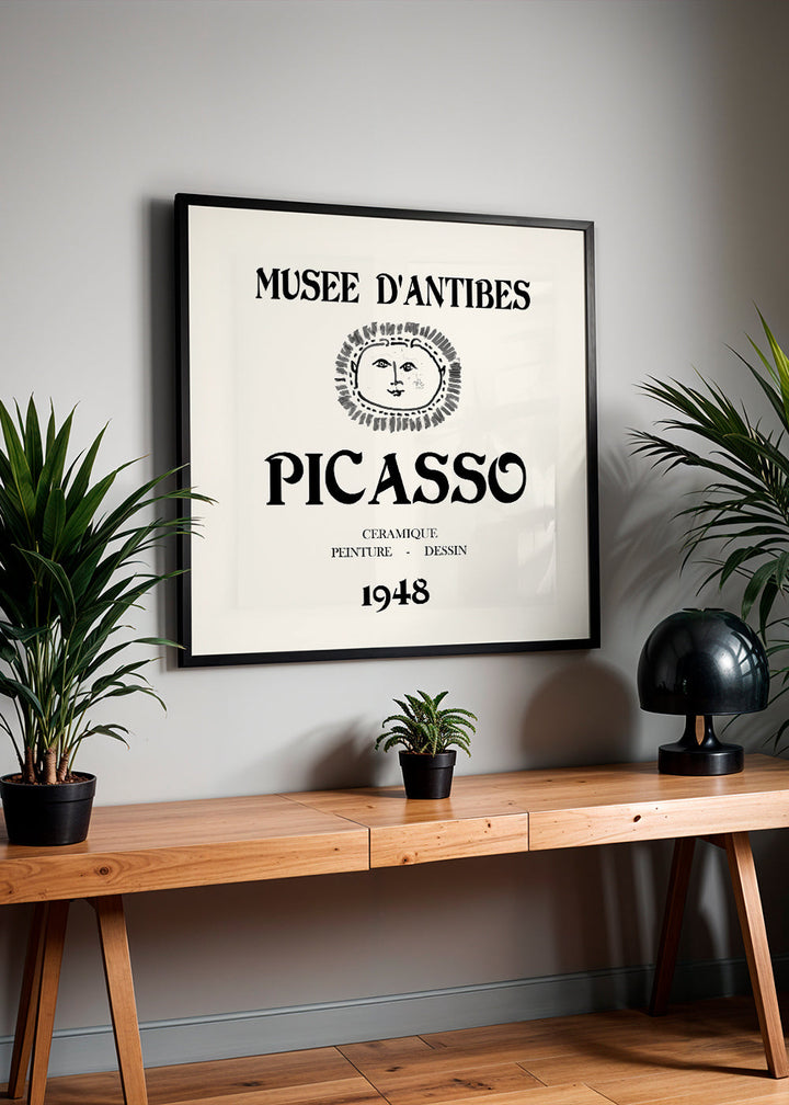 Lisslune | Picasso Museum of Antibes Poster - Square