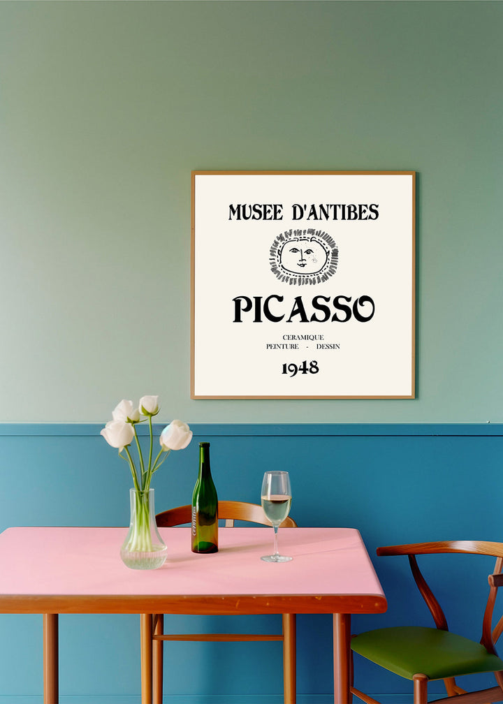 Lisslune | Picasso Museum of Antibes Poster - Square