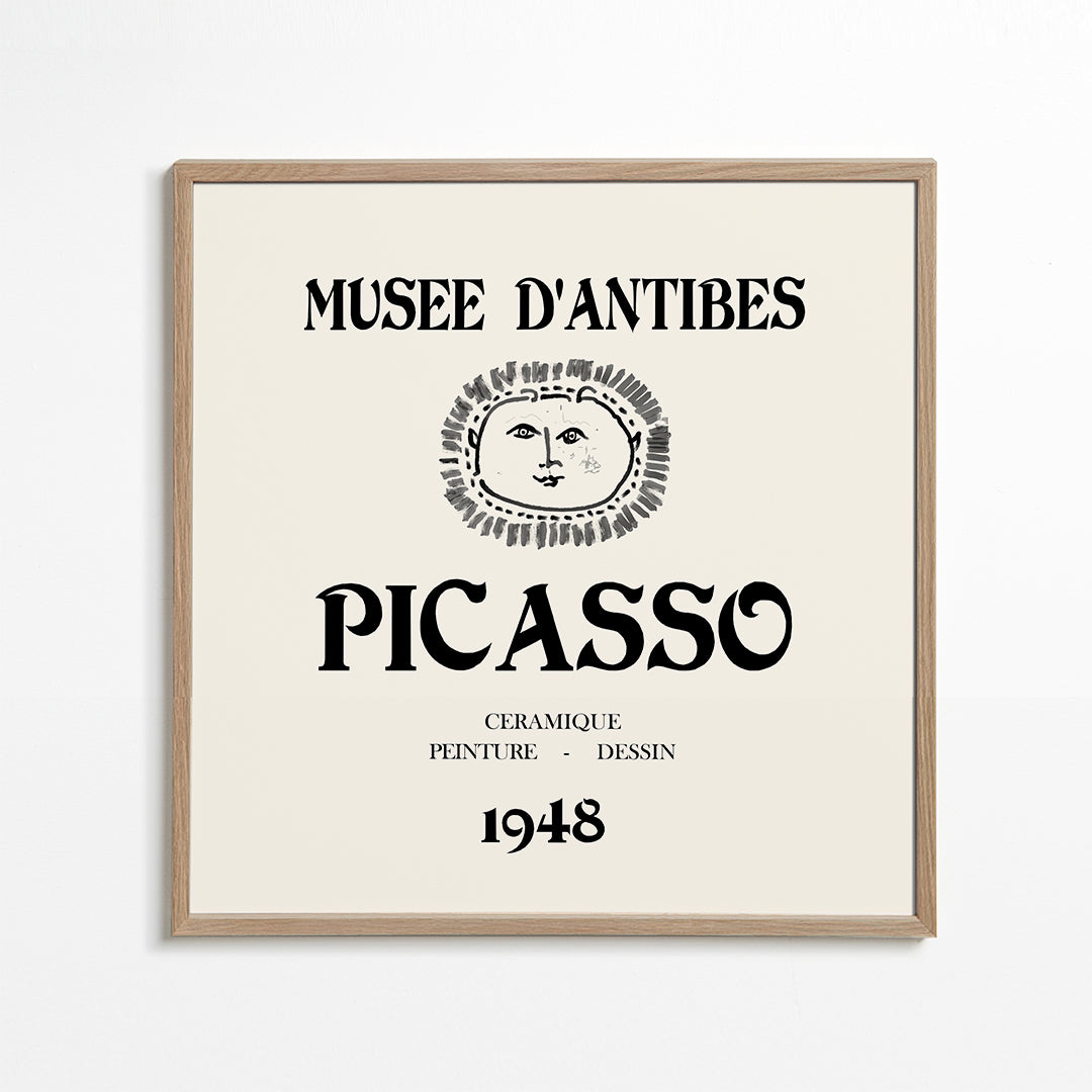 Lisslune | Picasso Museum of Antibes Poster - Square