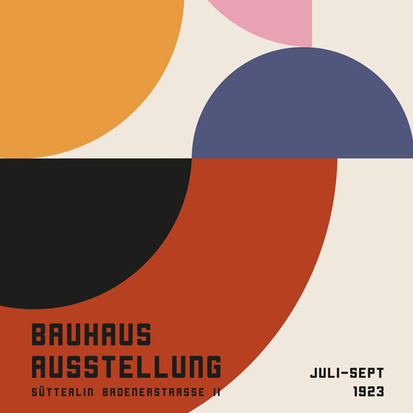 Lisslune | Bauhaus exhibition poster 1923 - Square