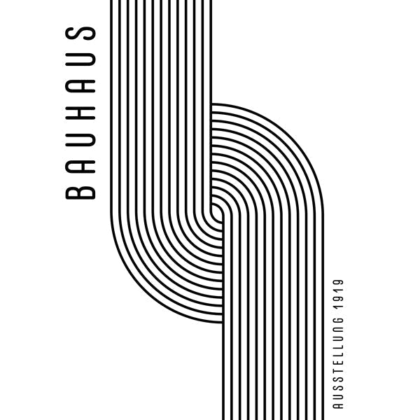 Lisslune | BAUHAUS EXHIBITION Exhibition Poster 1919 - Square