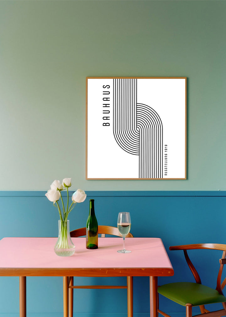Lisslune | BAUHAUS EXHIBITION Exhibition Poster 1919 - Square