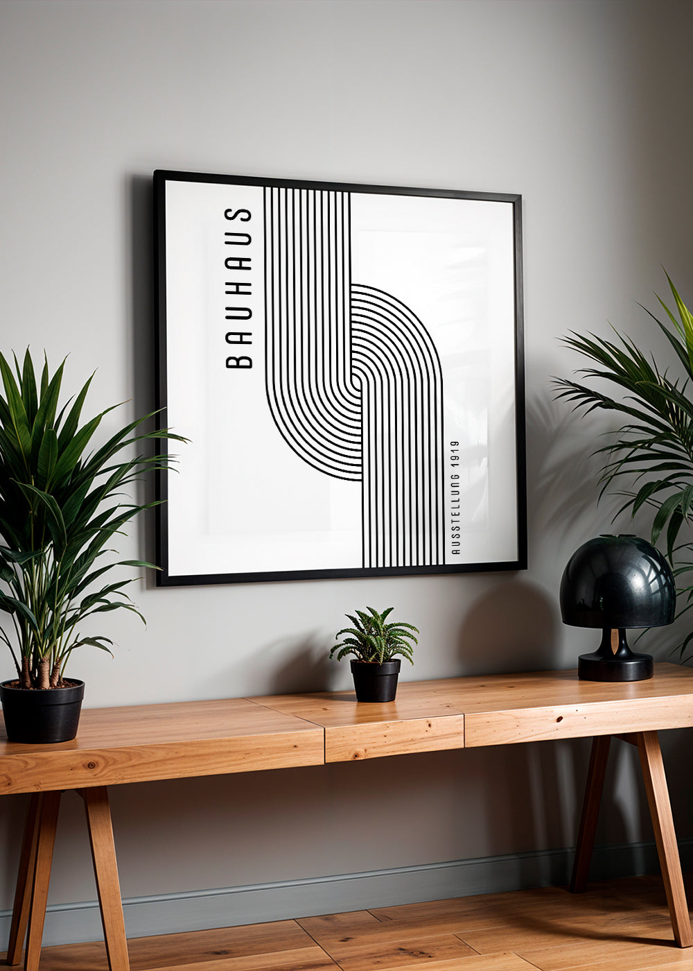 Lisslune | BAUHAUS EXHIBITION Exhibition Poster 1919 - Square