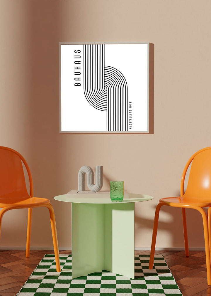 Lisslune | BAUHAUS EXHIBITION Exhibition Poster 1919 - Square
