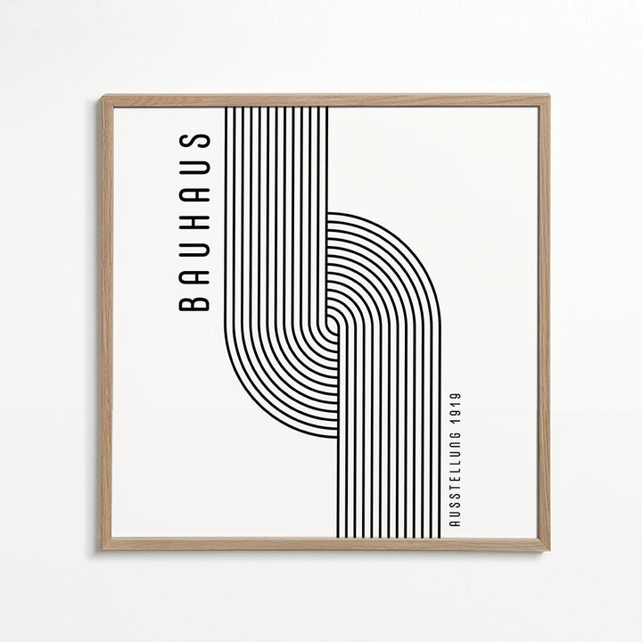 Lisslune | BAUHAUS EXHIBITION Exhibition Poster 1919 - Square