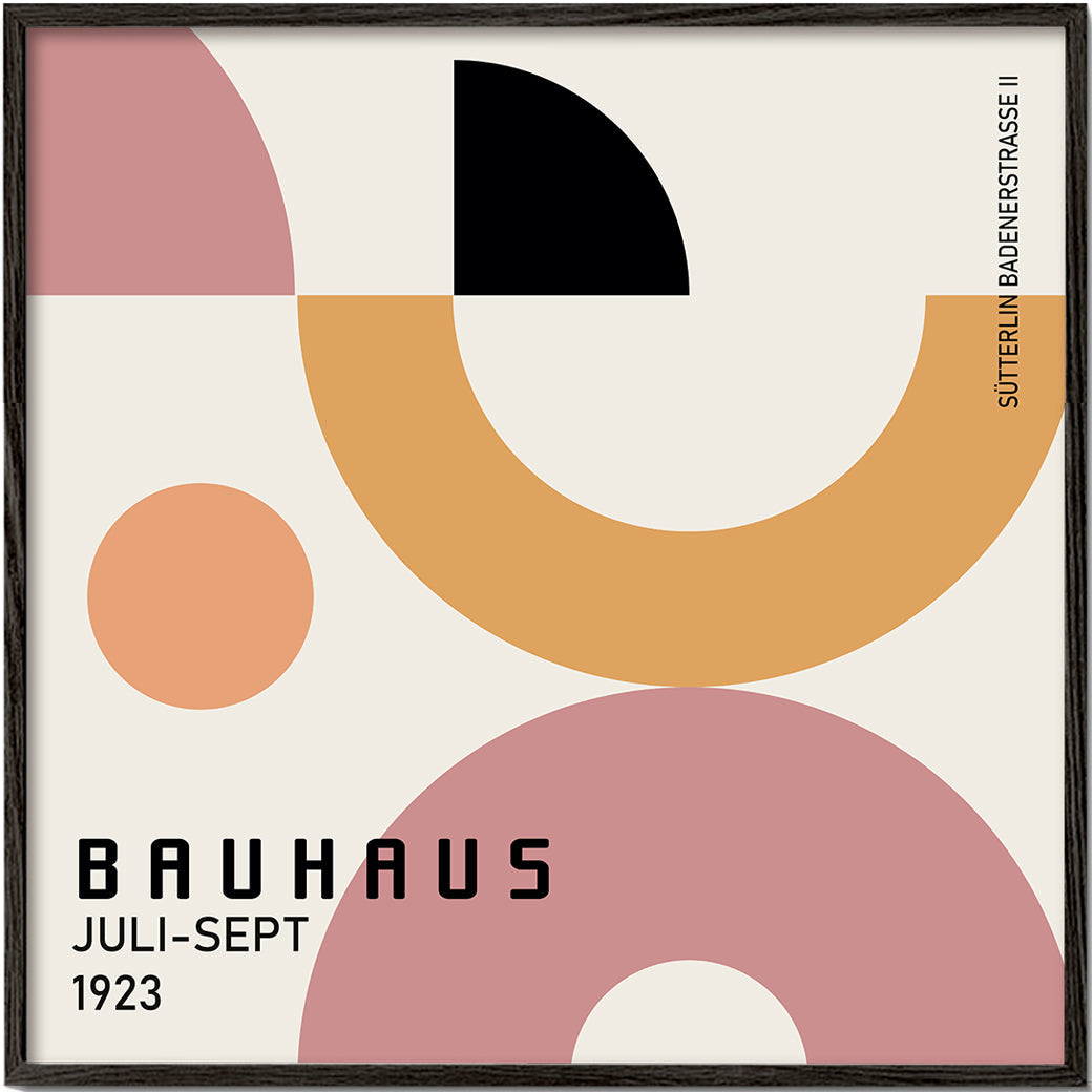 Lisslune | COLOR BAUHAUS NO.1 Poster - Square