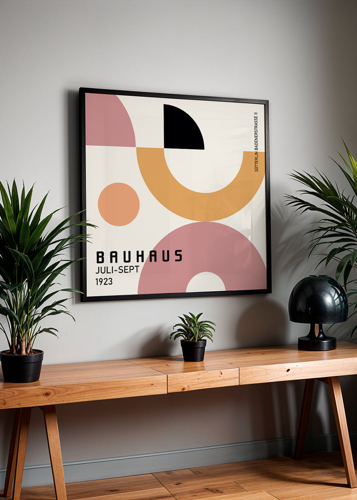 Lisslune | COLOR BAUHAUS NO.1 Poster - Square