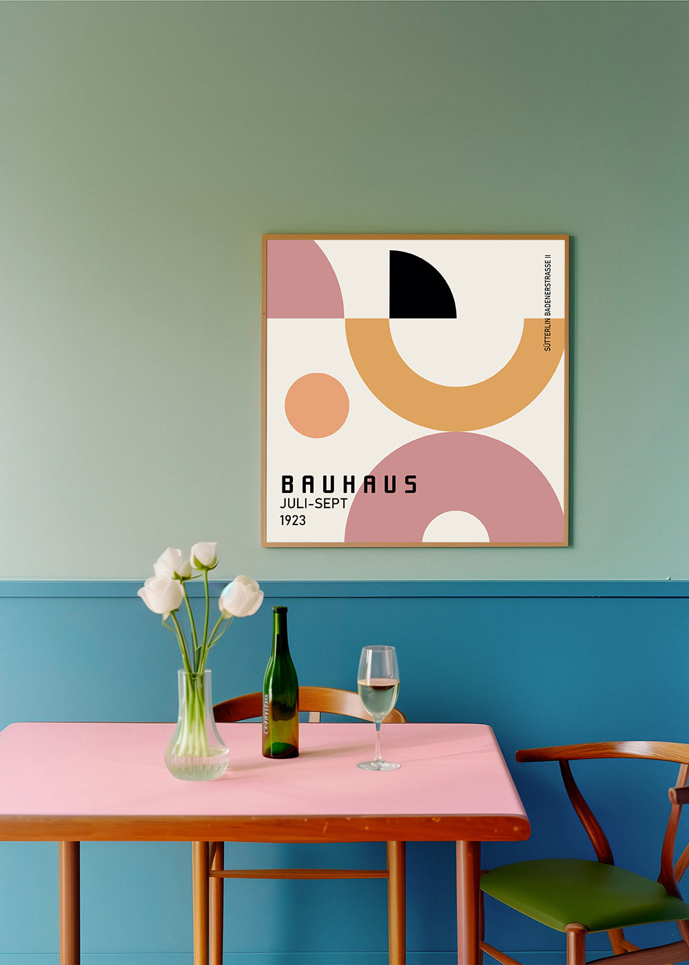 Lisslune | COLOR BAUHAUS NO.1 Poster - Square