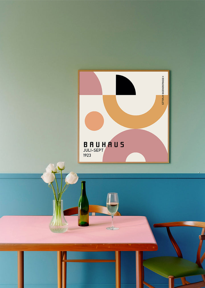 Lisslune | COLOR BAUHAUS NO.1 Poster - Square