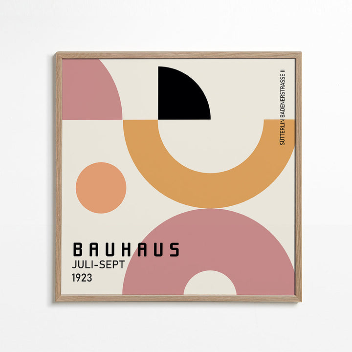 Lisslune | COLOR BAUHAUS NO.1 Poster - Square